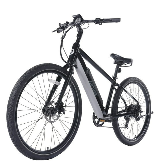 Gotrax Power-Assisted Bicycle,27.5" Wheel, 350W, Adult Electric Bike, Black