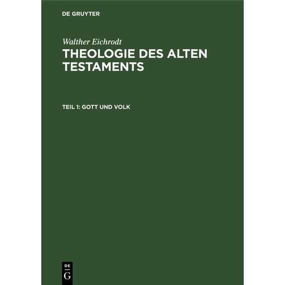 Gott Und Volk, (Hardcover)