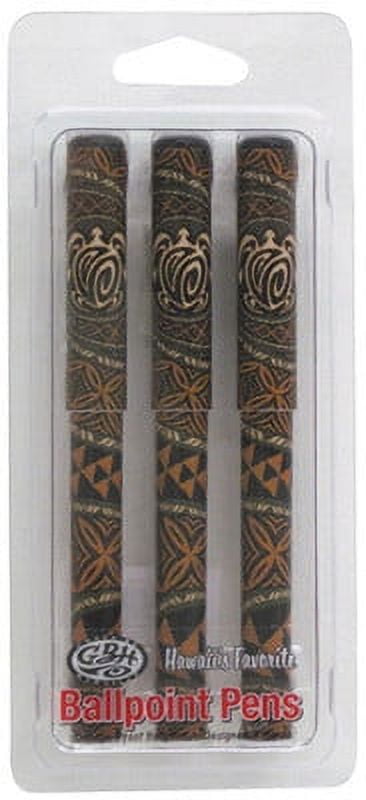 Gotta Be Hawaiian 3 Pack Ballpoint Pens Hawaii Honu Tapa