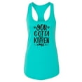thumbnail image 1 of Gotta Be Kitten Me Racerback Tank Women -Image by Shutterstock, Female Large, 1 of 4