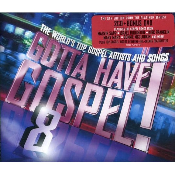 Gotta Have Gospel, Vol. 8 [2CD and 1DVD] (CD) (Includes DVD)