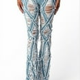 thumbnail image 1 of Gotta Have Them Diamond Distressed Ripped Jeans Flare Leg, 1 of 11