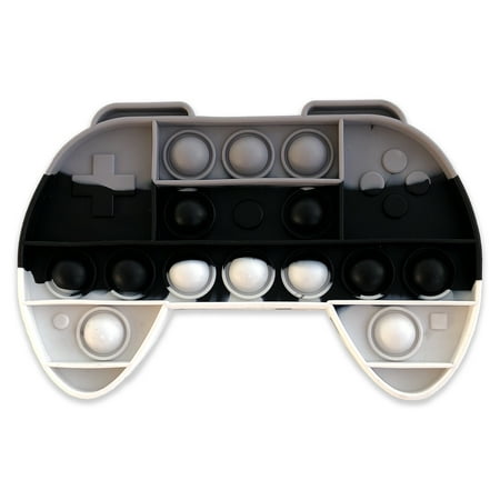 Gotta Pop Fidget Pop It Toy, 5.5" x 6.5" Gray and Black Controller
