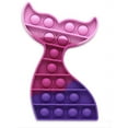 thumbnail image 1 of GottaPop Bubble Popper Fidget Toy and Party Favor, 4.5" x .6.25" Mermaid Tail, 1 of 2