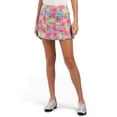 thumbnail image 1 of Gottex Golf Women's UPF 50 Golf Nikki Floral Print Ruffle Trim Skort-Blue / M, 1 of 4