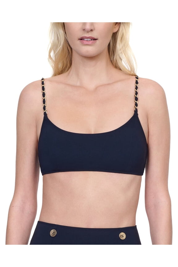 womens Bikini Top, 8, Black