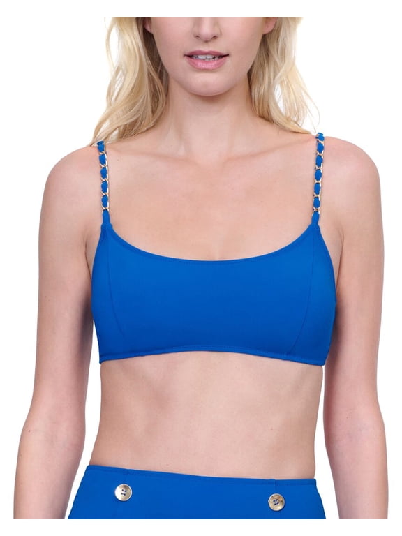 womens Bikini Top, 8, Blue