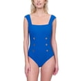 thumbnail image 1 of Gottex womens  Montecarlo One-Piece, 14, Blue, 1 of 3