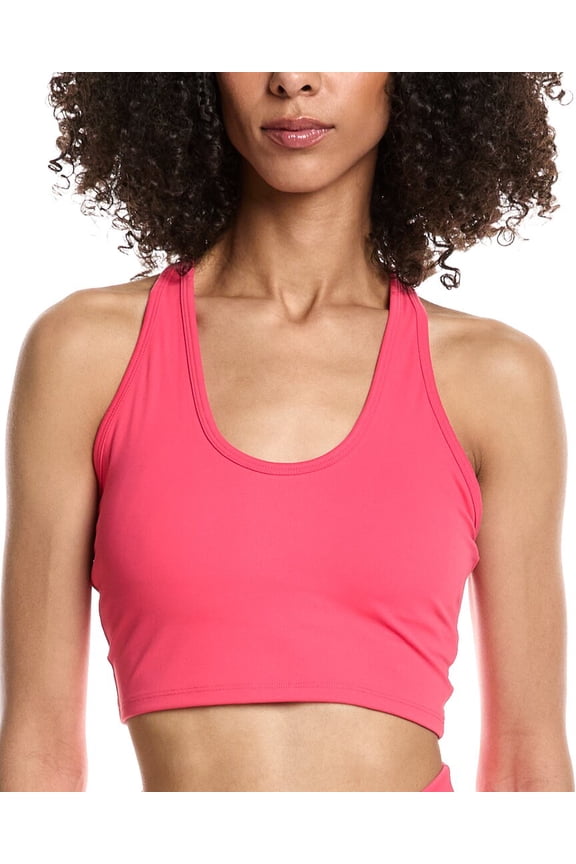 womens Racer Back Bra, s, Pink