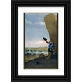 thumbnail image 1 of Gotthard Werner 10x14 Black Ornate Wood Framed Double Matted Museum Art Print Titled: Proposed Decorations for the Lower Hall of the Nm the Battle at Stangebro (1889), 1 of 5