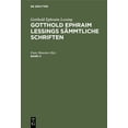 thumbnail image 1 of Gotthold Ephraim Lessing: Gotthold Ephraim Lessings Sämmtliche Schriften. Band 4, (Hardcover), 1 of 1