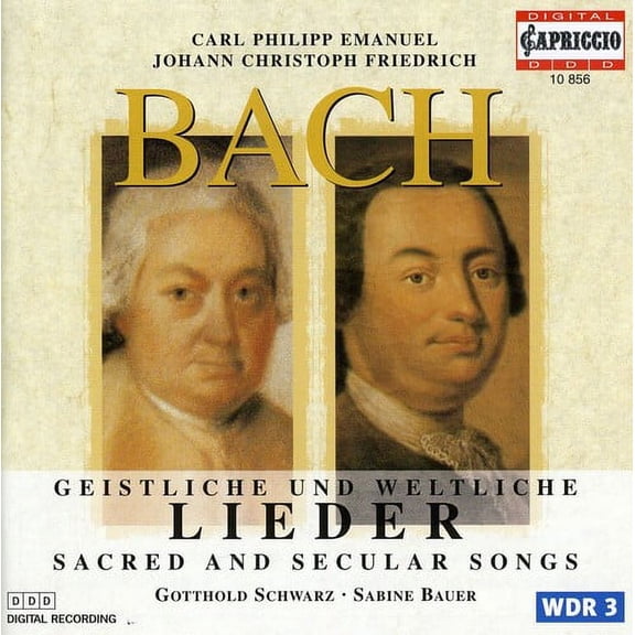 Gotthold Schwarz - Sacred & Secular Songs - Music & Performance - CD