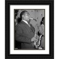 thumbnail image 1 of Gottlieb, William 12x14 Black Ornate Wood Framed with Double Matting Museum Art Print Titled - Charlie Parker in the Three Deuces of New York 1947, 1 of 4