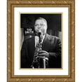 thumbnail image 1 of Gottlieb, William 15x18 Gold Ornate Wood Framed with Double Matting Museum Art Print Titled - Tab Smith-New York 1947, 1 of 4