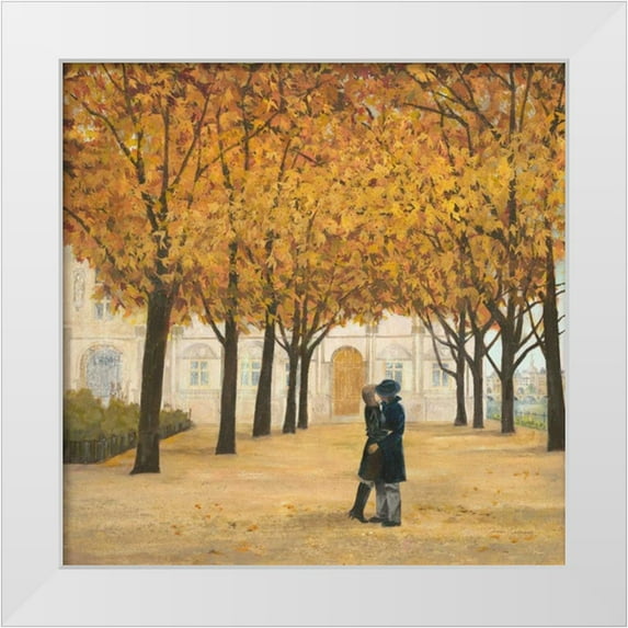 Gottschlag, Jurgen 15x15 White Modern Wood Framed Museum Art Print Titled - Romantic Kiss