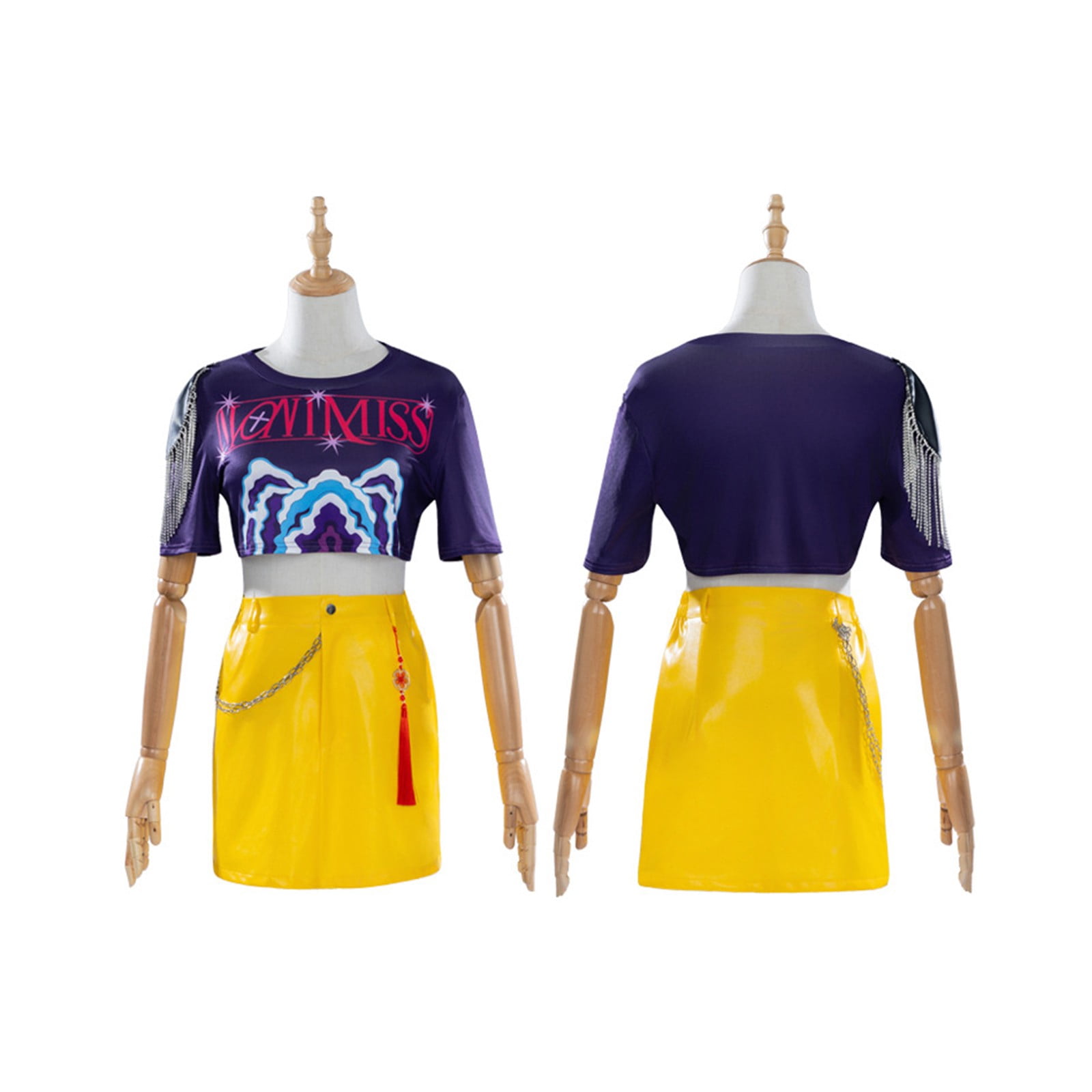 Gottsw POP Singer Stars Costume for Women, Halloween Fancy Dress Party ...