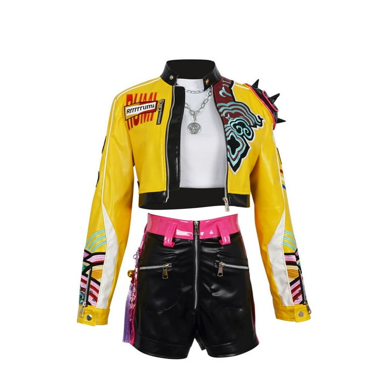 Gottsw POP Singer Stars Costume for Women, Halloween Fancy Dress