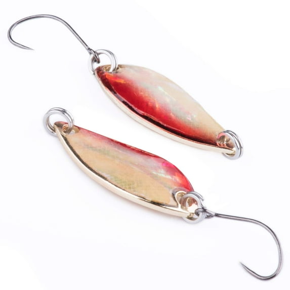 Goture Fishing Spoon Lure Reflective Fishing Jigs Fishing Lures for Panfish, Sunfish, Bluegill, Walleye, Crappie, Pike Trout,Bass