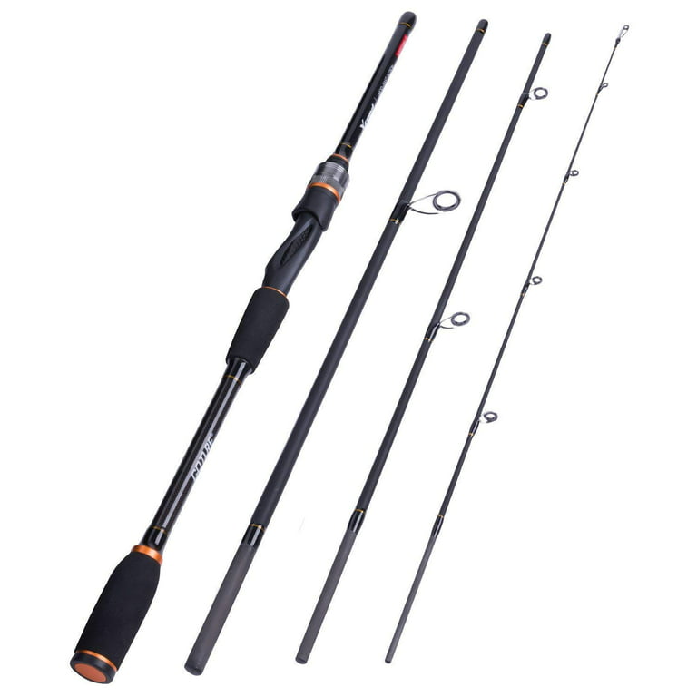 Goture Travel Fishing Rods 4Pcs,Casting/Spinning Rod with Case 6ft