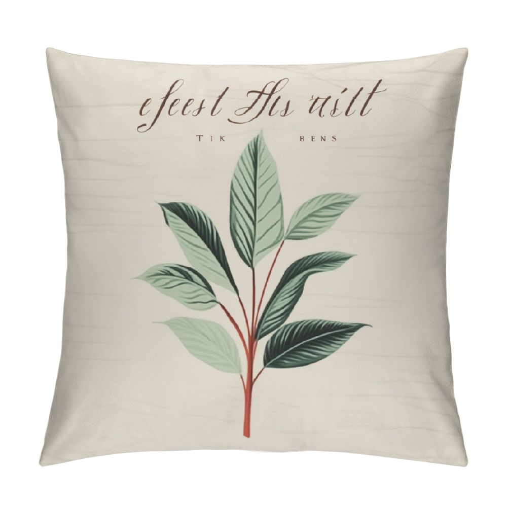 Gotuvs Bible Verse Throw Pillow Cover, Blessing Gift, Scripture Art