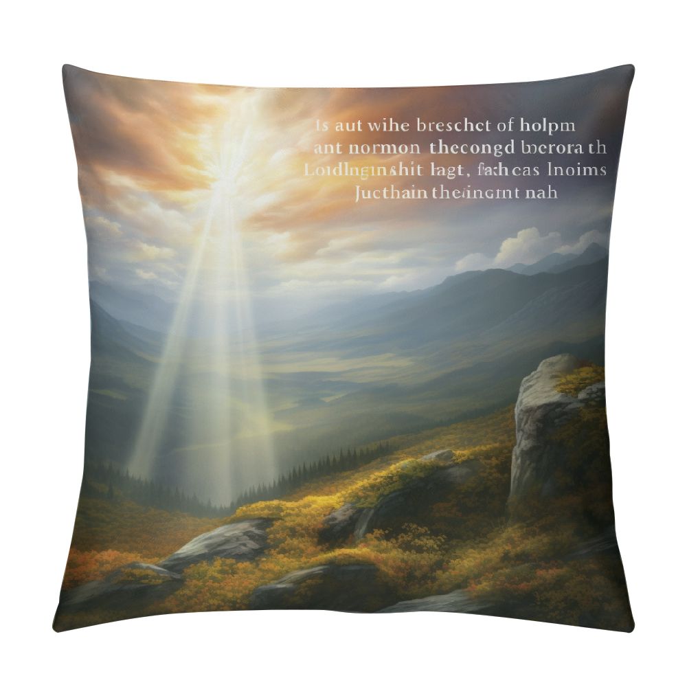Gotuvs Pillow Covers with Christian Bible Verses Scripture Quotes