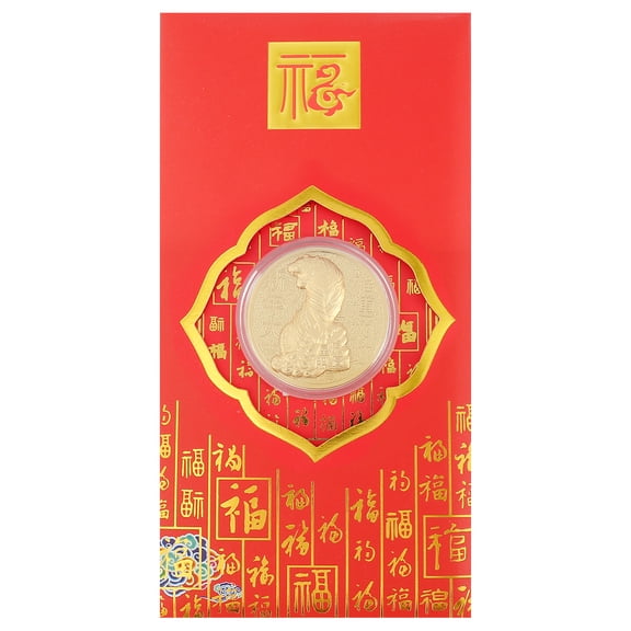 Gotydi 2022 Chinese Red Envelopes Tiger Year Lucky Money Envelope New Year Hong Bao 2022 Year of the Tiger Lucky Money Packets in 4 Designs for New Year Spring Festival 7.1 x 3.5 inch