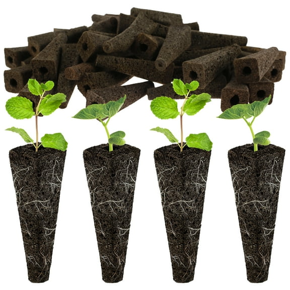 Gotydi Grow Sponges Compatible with AeroGarden Seedling Starter Sponges Kit Reusable Replacement Growth SpongesSeed Pods for Hydroponics Indoor Garden System