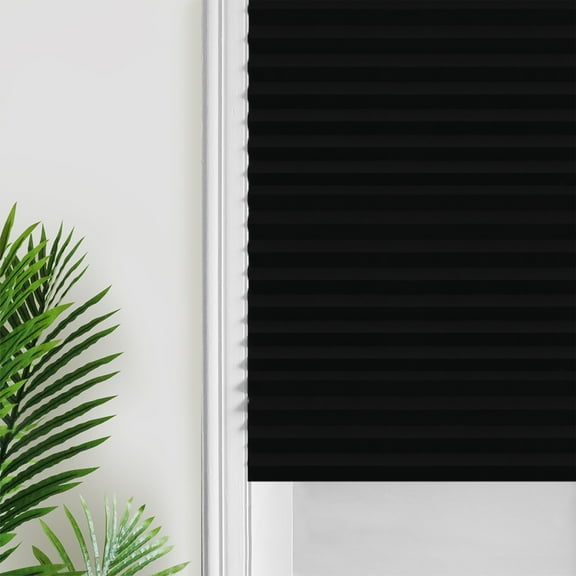 Gotydi Window Blinds Cordless Window Shades for Privacy Light Filtering Blackout Blinds for Bedrooms Living Room Bathroom Office 23.6''x59''/35.4''x59'' (Black)