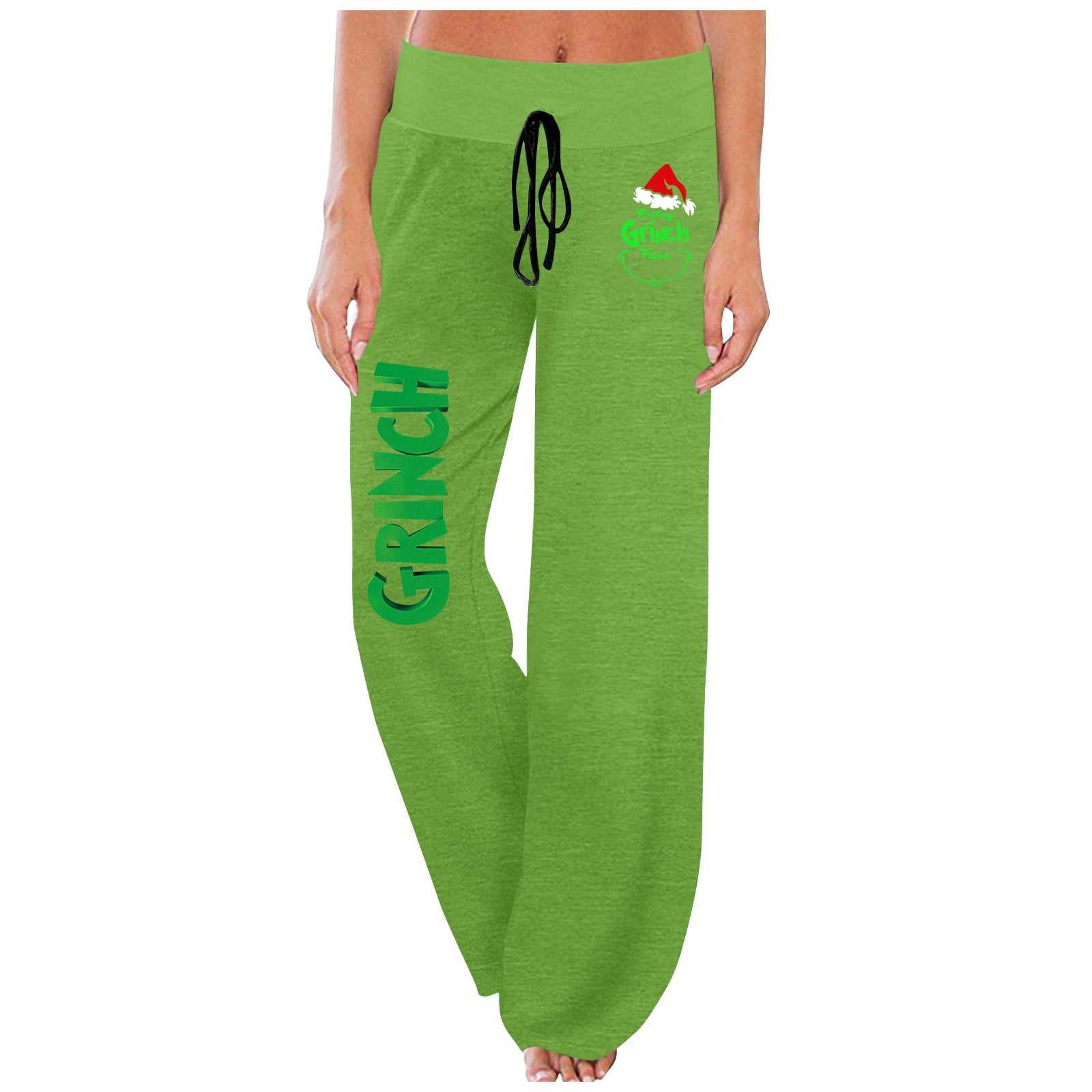 Gotyou Christmas Grinch Pajamas Pants Women's Comfortable Pajama Pants