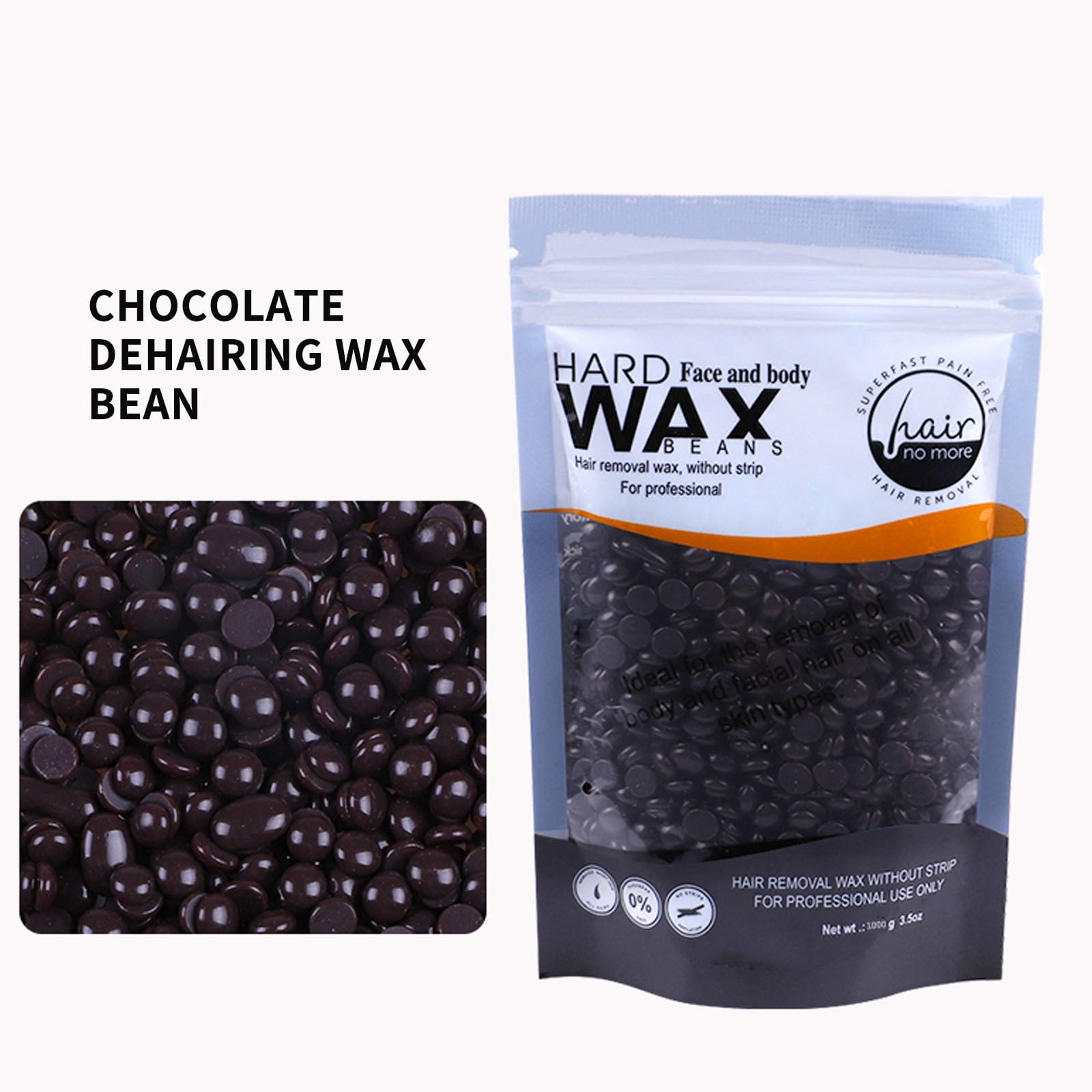Liflad Wax Beads for Coarse Hair Removal Kit 3 Pack Depilatory Hard Wax  Beans with Spatulas Wax Refills for Face Eyebrow Back Chest Bikini Areas  Legs - Perfect Refill for Any Wax Warmer