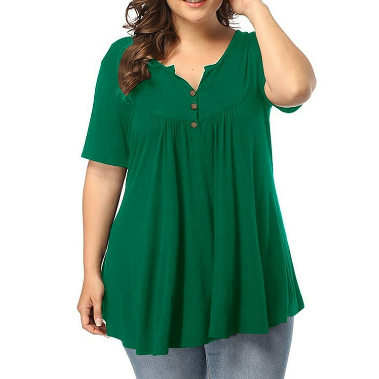 Slimming tops for plus size discount