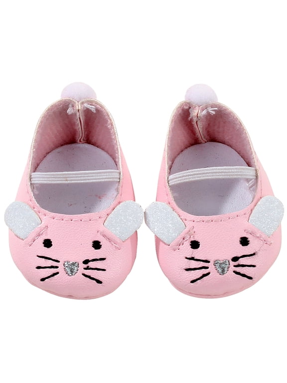 Mouse Theme Baby Doll Shoes Accessories for Baby Dolls up to 13"