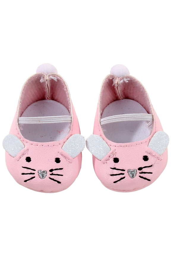 Mouse Theme Baby Doll Shoes Accessories for Baby Dolls up to 13"