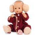 thumbnail image 1 of Gotz: Sleepy Aquini Jubillee - 13″ Drink & Wet Girl Baby Doll, Red Knit Outfit, Earmuffs-Boots-Pacifier, Anatomically‑Correct, Anniversary Toy, 18mo+, 1 of 8