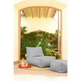 thumbnail image 1 of Gouchee Home Alpine Outdoor/Indoor Bean Bag Lounger Chair Silver, 1 of 5