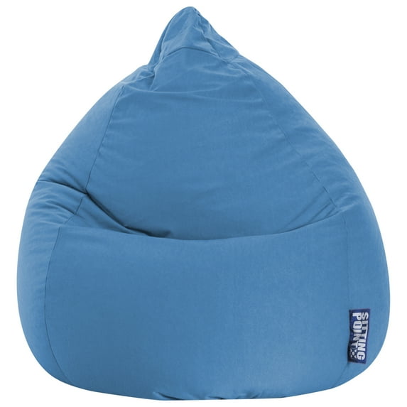 Gouchee Home Easy Collection Contemporary Polyester Microfiber Upholstered Bean Bag Chair, Multiple Colors