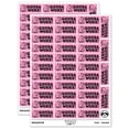 thumbnail image 1 of Gouda Good Work Mouse with Cheese Teacher Student School Sticker Set - Light Pink - Matte Finish - 1.5" Small, 1 of 7