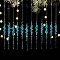 thumbnail image 1 of Goujian 12 Pcs Christmas Decoration Crystal Ornaments,Hanging Christmas Icicle Drop Ornaments,Sky Blue Christmas Tree Ornaments for Xmas Home Decor, 1 of 3