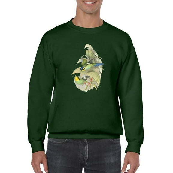 Gould Birds Of The Tropics Sweatshirt Men -John Gould Designs, Male 3X-Large