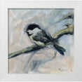 thumbnail image 1 of Gould, Renee 12x12 White Modern Wood Framed Museum Art Print Titled - Chickadee 2, 1 of 4