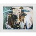 thumbnail image 1 of Gould, Renee 18x15 White Modern Wood Framed Museum Art Print Titled - Big Bull, 1 of 4