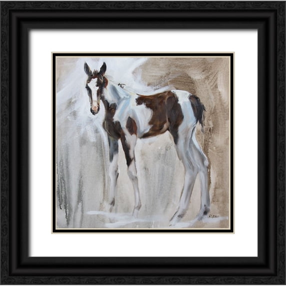 Gould, Renee 20x20 Black Ornate Wood Framed with Double Matting Museum Art Print Titled - Tiggs