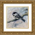 thumbnail image 1 of Gould, Renee 20x20 Gold Ornate Wood Framed with Double Matting Museum Art Print Titled - Chickadee 2, 1 of 4