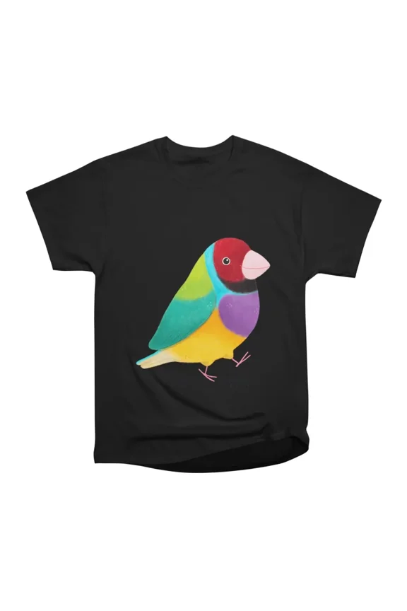 Gouldian Finch Bird T-Shirt Tee Gift For Him Merch For Her Apparel For Friend