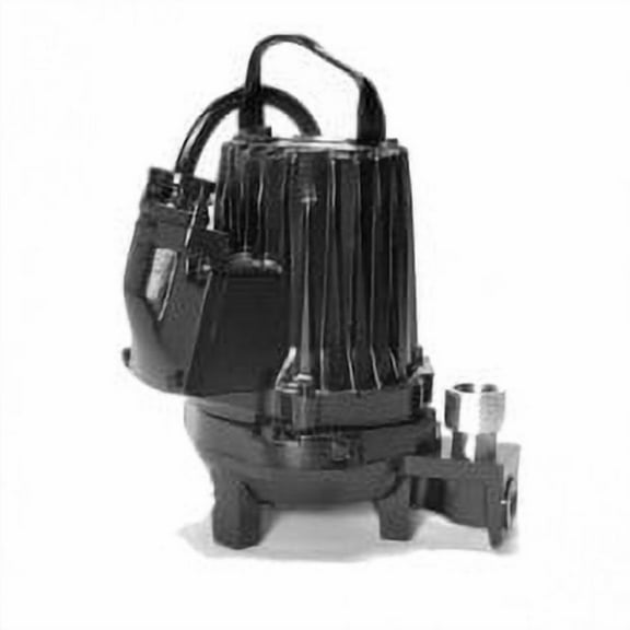 Goulds 1GA71H4CD, 1GA Series, Grinder Pump, 4 HP, 460 Volts, 3 Phase, 1-1/2" NPT Discharge, 56 GPM Max, 120 ft Max Head, 30 ft Cord