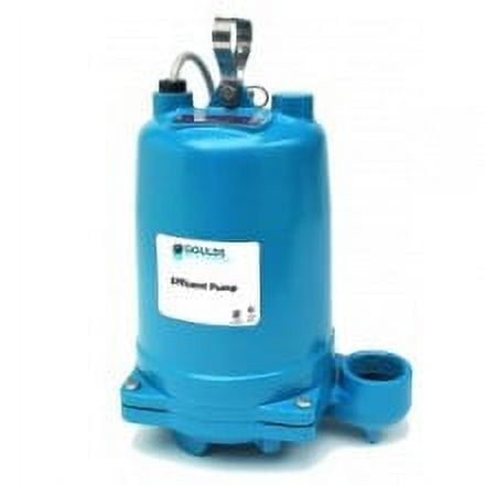 Goulds 3885 Submersible Effluent Pump, Model WE0738H, 3/4 HP, 200 Volts, 3 Phase, Manual