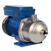 Goulds 5HM02N05M6BBQE, Multistage High Pressure Centrifugal Pump, eHM Series, 3/4 HP, 115 Volts, 1 Phase, 2 Stages, 1" NPT Discharge, 45 GPM Max, 70 ft Max Head, Stainless Steel Body