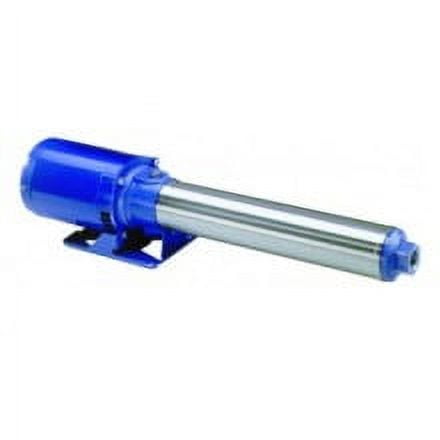 Goulds 7GBC05 Booster Pump, Series GB, 1/2 HP, 115/230 volts, 1 Phase, 9 Stages, 1" NPT Discharge, 7 GPM, Cast Iron