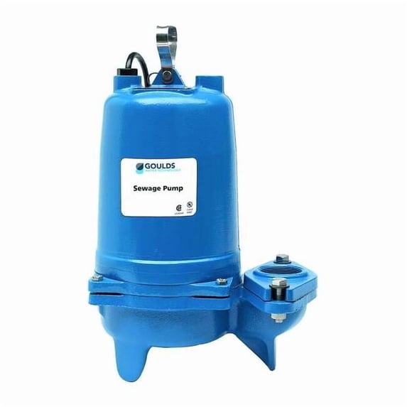 Goulds 1/2 HP 2" Manual Submersible Sewage Pump 115V WS0511BF