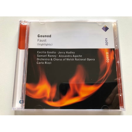 Gounod: Faust (highlights) - Cecilia Gasdia, Jerry Hadley, Samuel Ramey, Alexandru Agache, Orchestra & Chorus of Welsh National Opera, Carlo Rizzi / Warner Classics Audio CD 2005 / 2564 61515-2